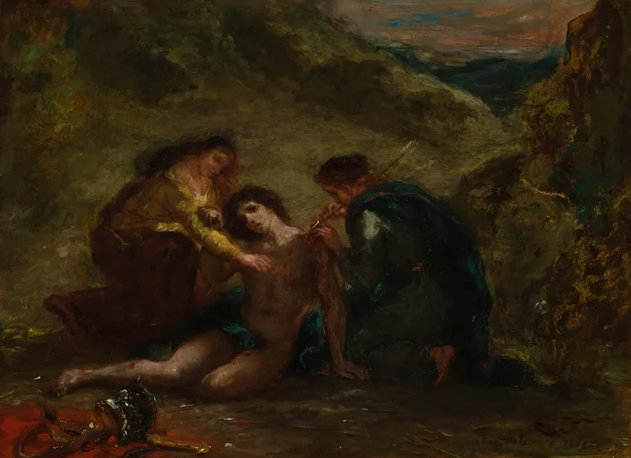 St. Sebastian with St. Irene and Attendant