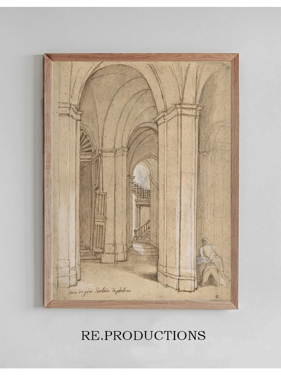 Staircase in the Palazzo Barberini, Palestrina