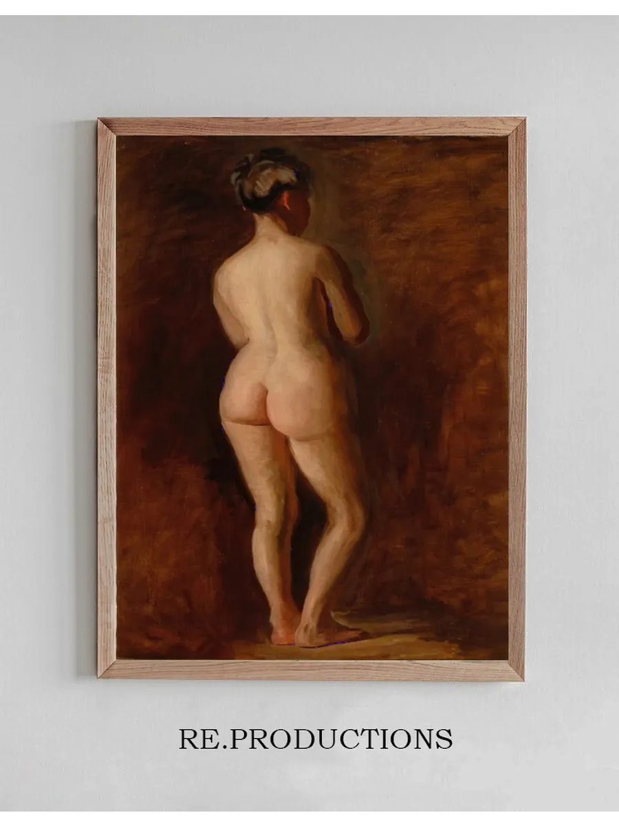 Standing Female Nude (back View)