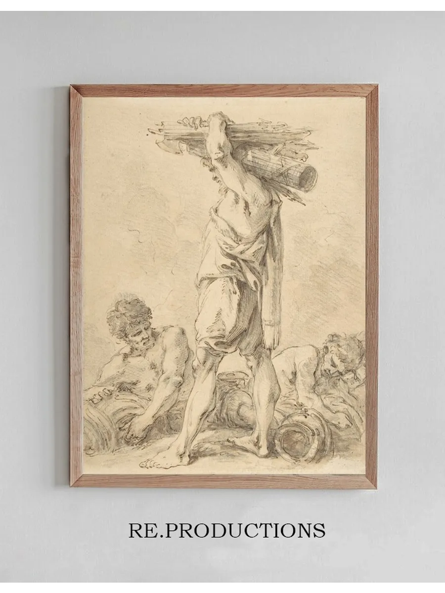 Standing Man Carrying Fasces and Arms