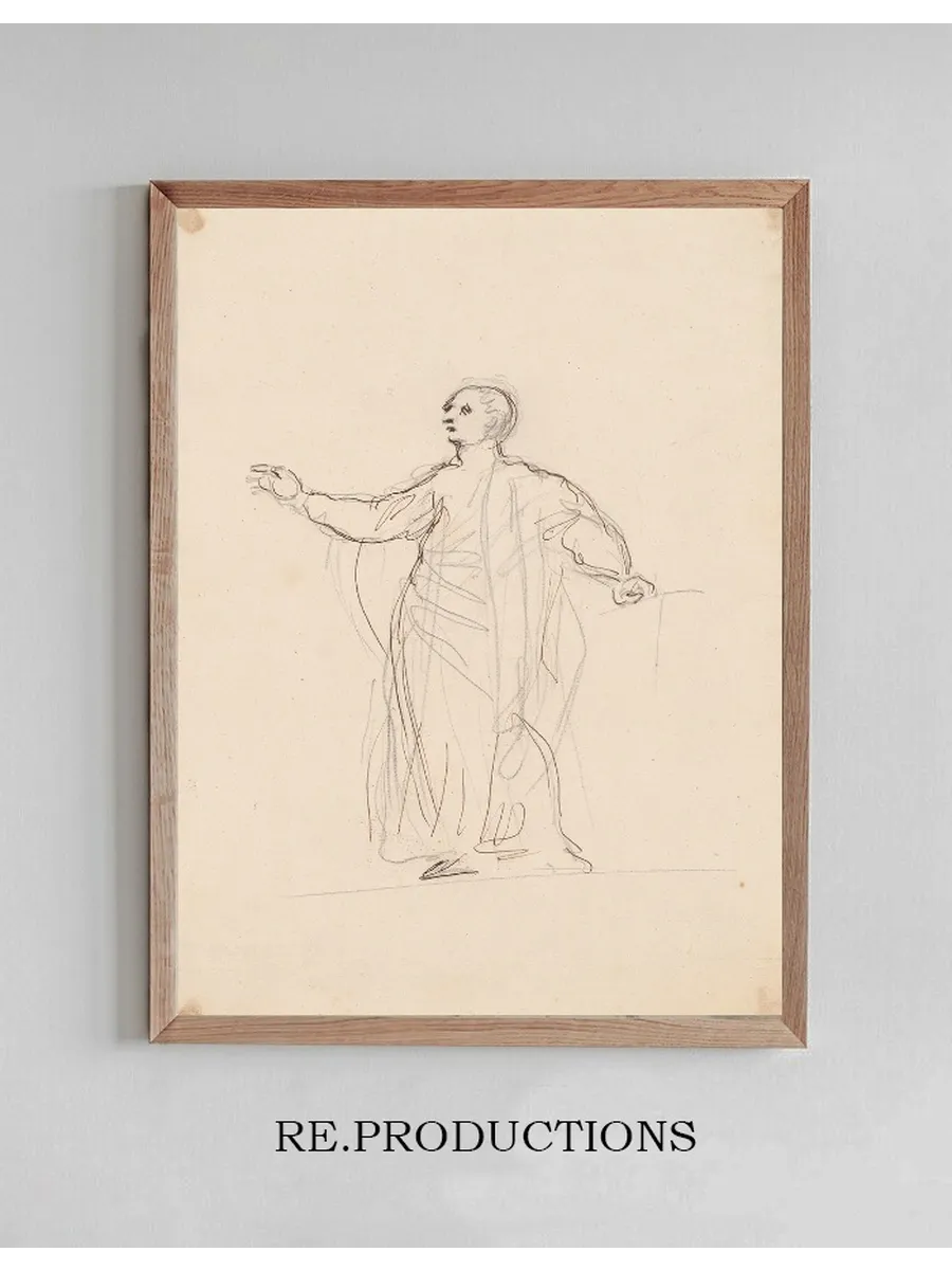 Standing Man Gesturing
