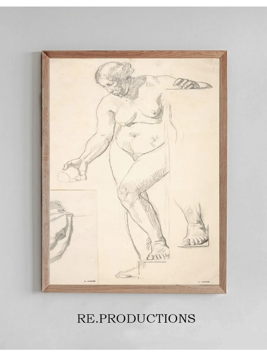Standing Nude Female Figure