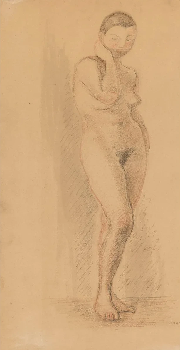Standing nude, IV