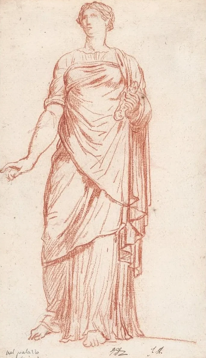 Statue of Flora Seen from the Front, in the Palazzo Giustiniani,rome