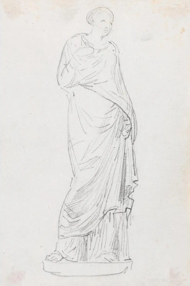 Statue of a Female in a Toga