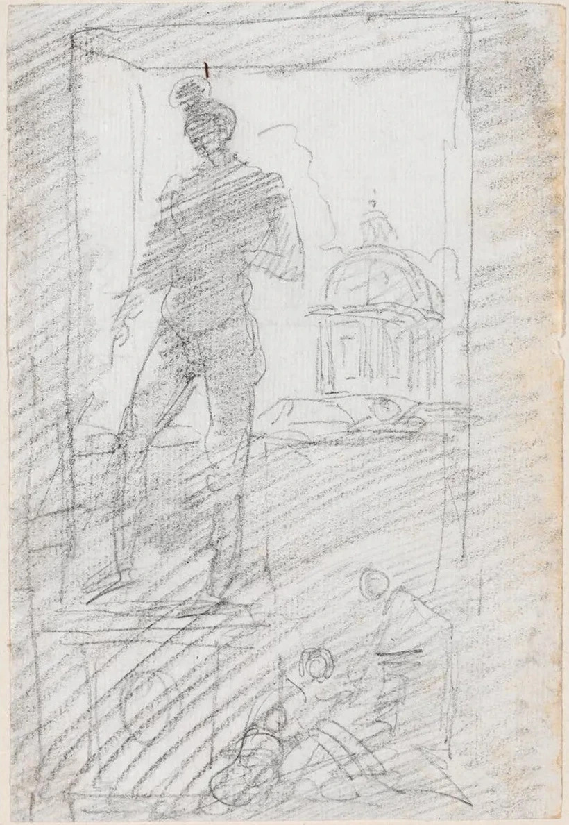 Statue of a Nude before a Window View