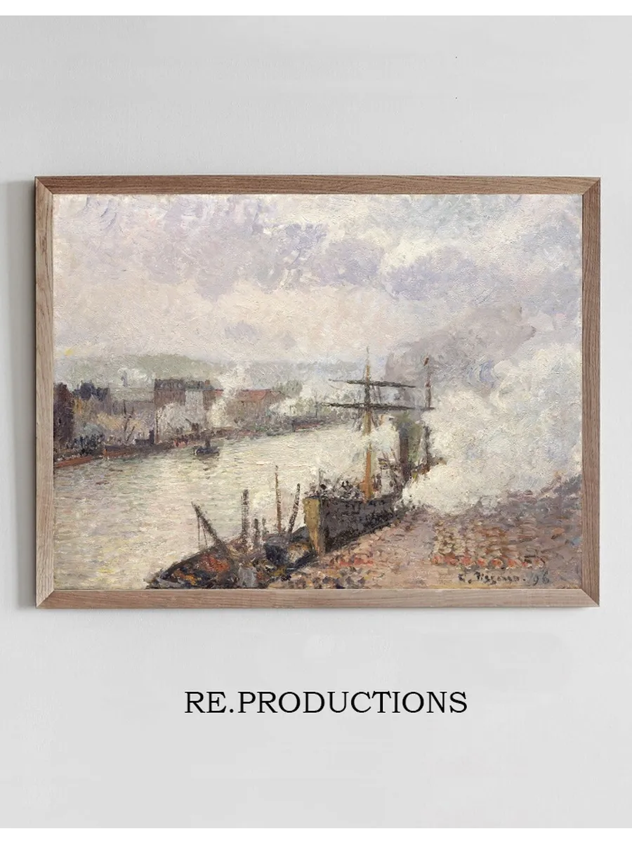Steamboats in the Port of Rouen