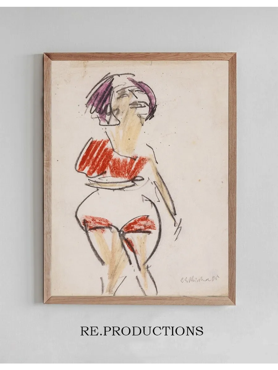 Stehende Frau