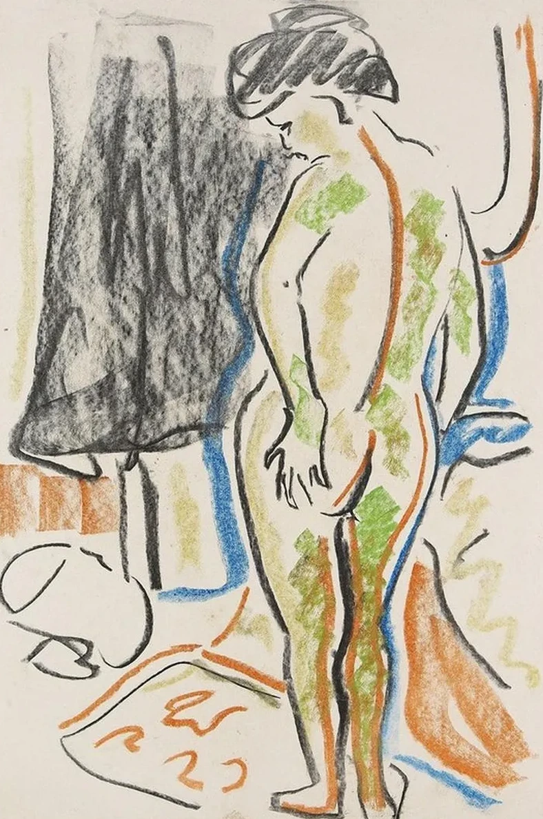 Stehender Weiblicher Akt