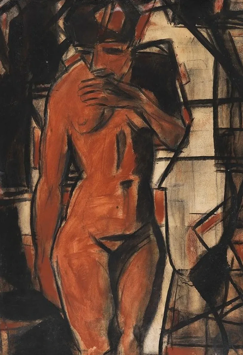 Stehender Weiblicher Akt