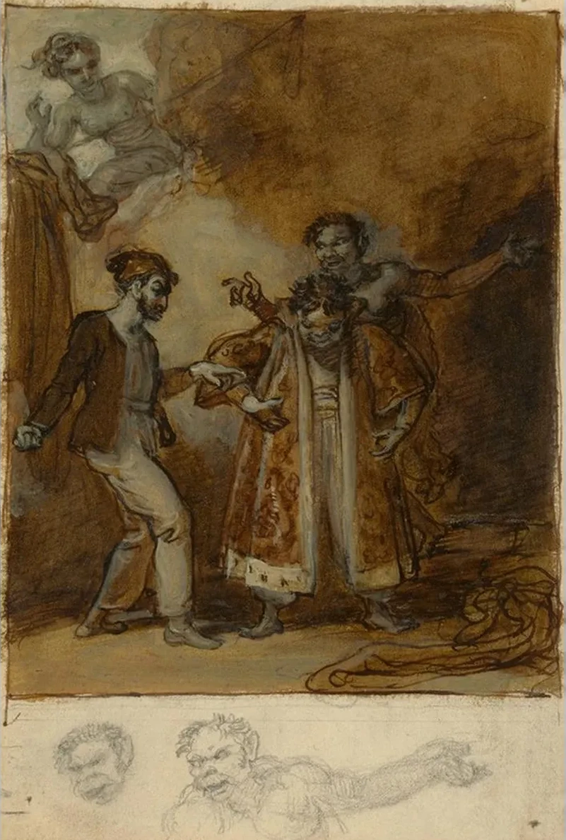 Stephano, Trinculo and Caliban with Prospero's Magic Wardrobe