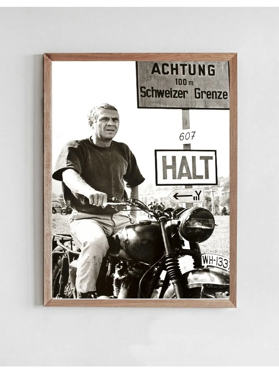 Steve McQueen in The Great Escape