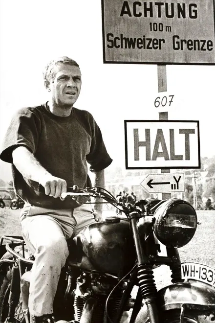 Steve McQueen in The Great Escape
