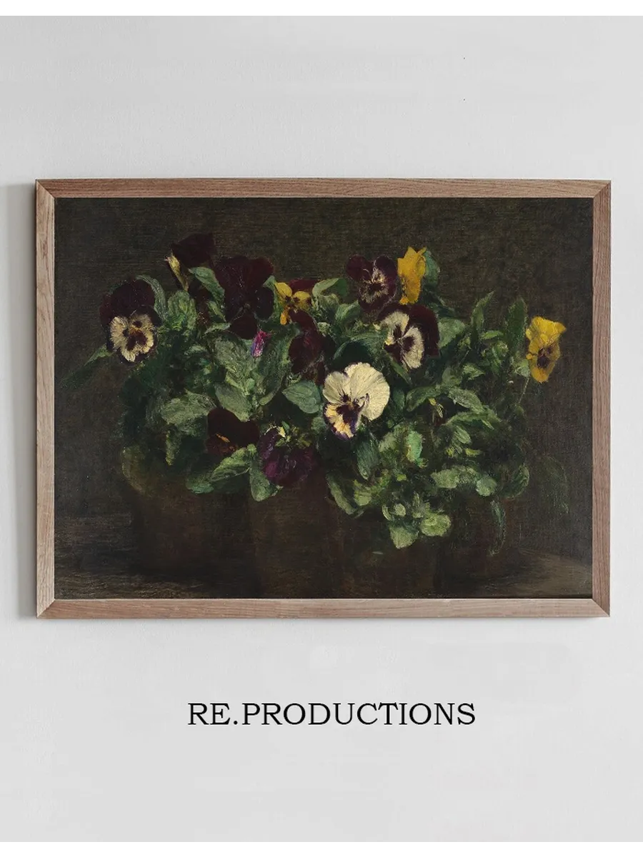 Still Life With Pansies