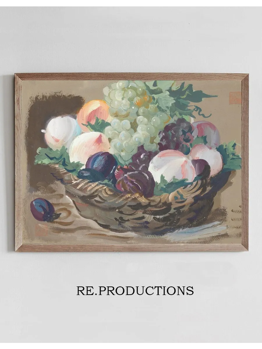 Still Life With White Grapes