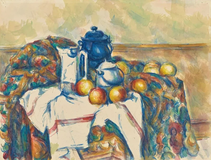 Still Life with Blue Pot