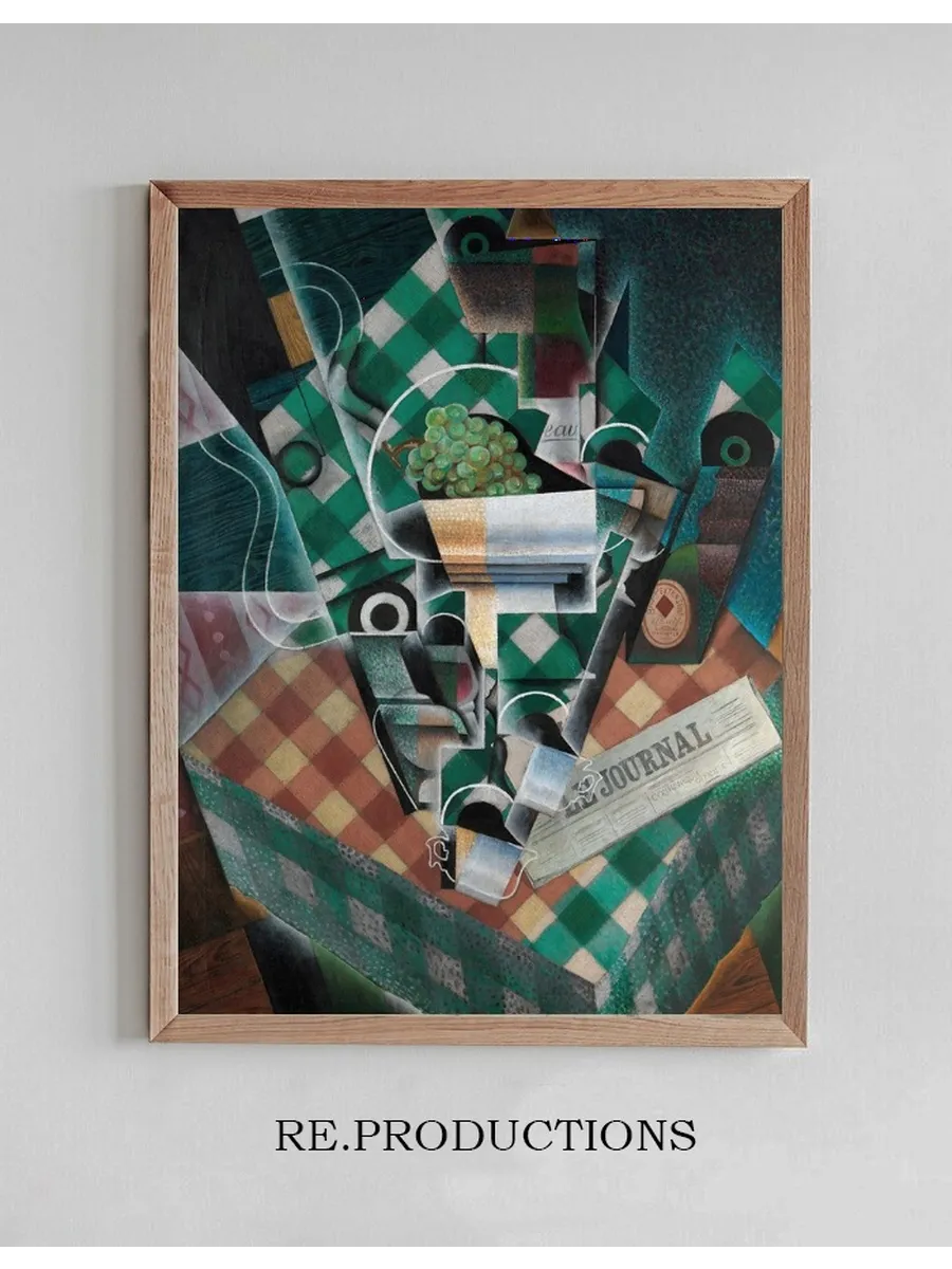 Still Life with Checked Tablecloth