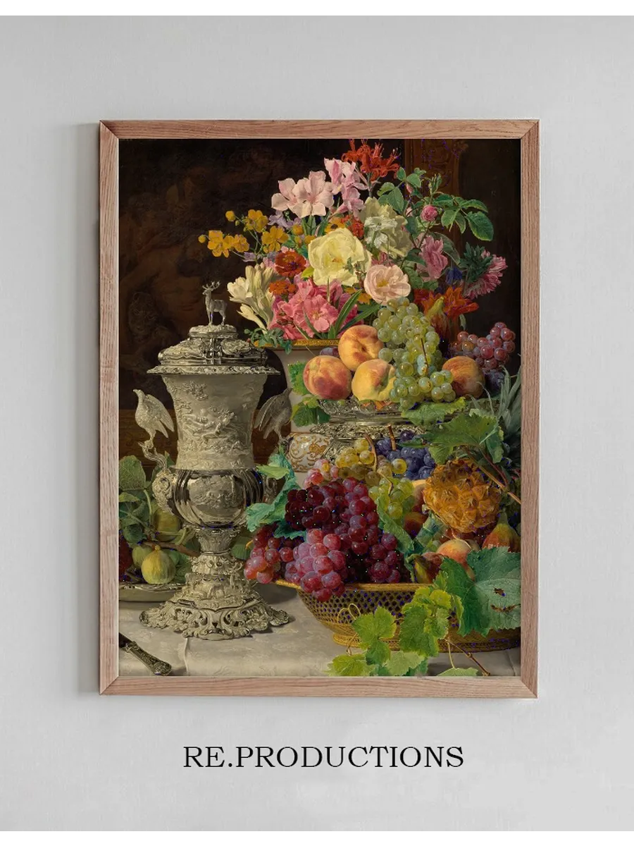 Still Life with Fruit, Flowers and a Silver Cup
