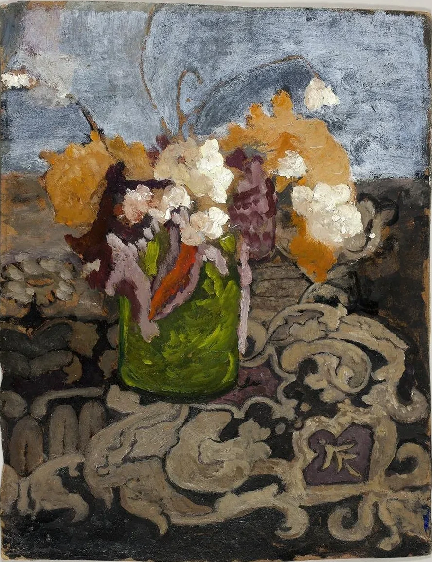 Still Life with Green Vase