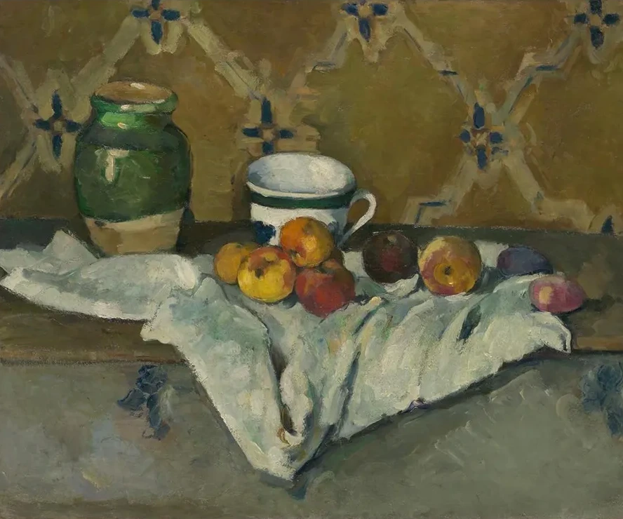 Still Life with Jar, Cup, and Apples