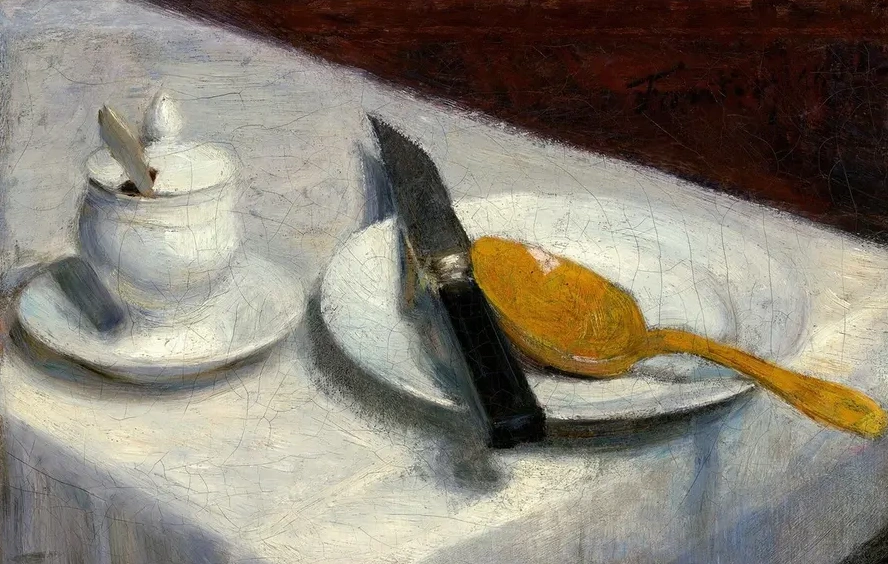 Still Life with Mustard Pot