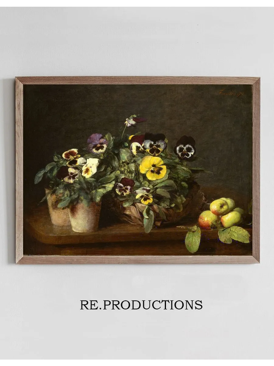 Still Life with Pansies