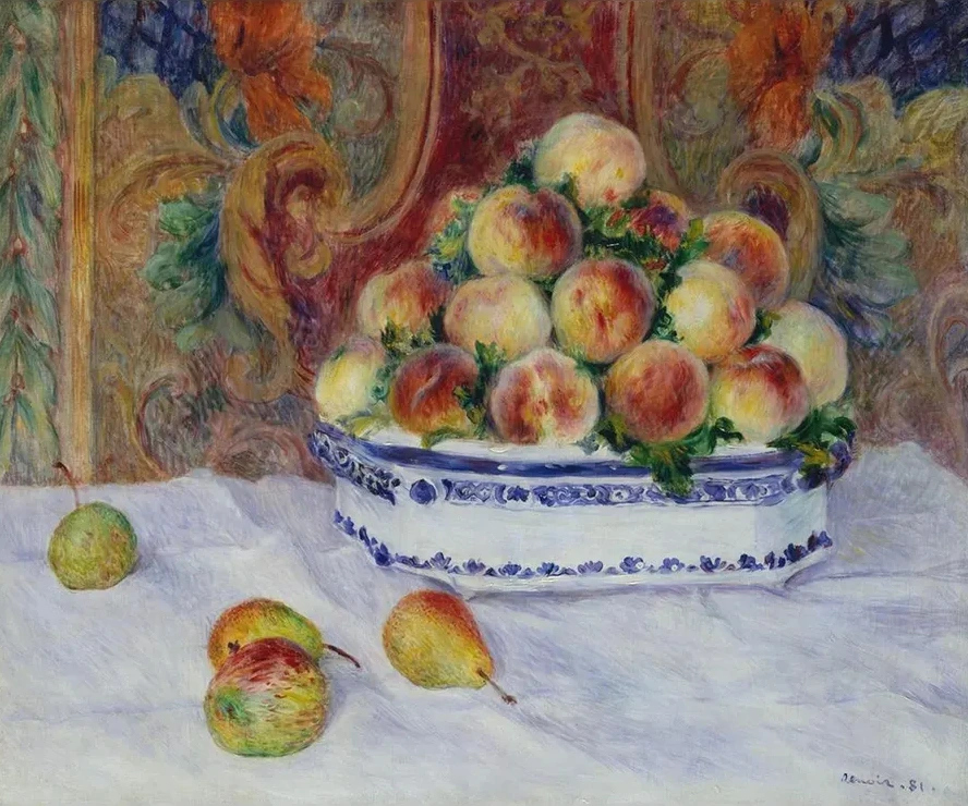 Still Life with Peaches