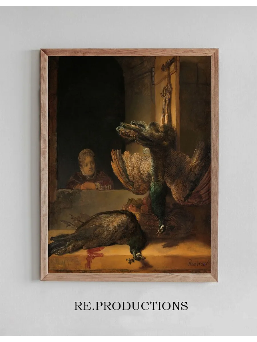 Still Life with Peacocks