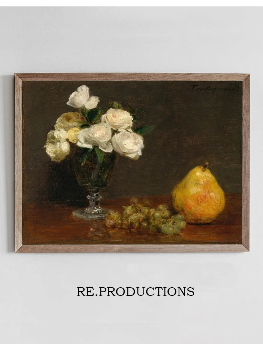 Still Life with Roses and Fruit