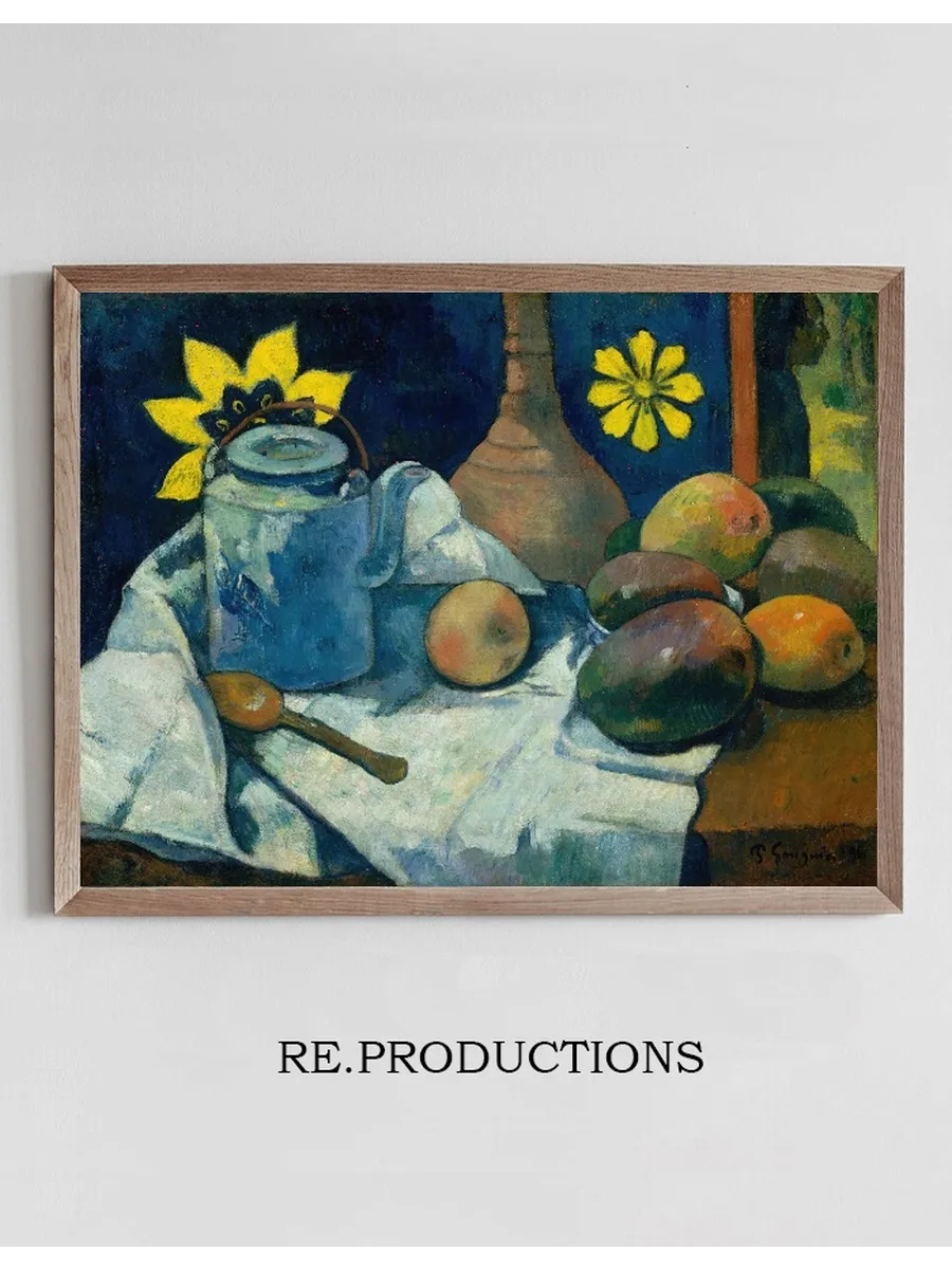 Still Life with Teapot and Fruit