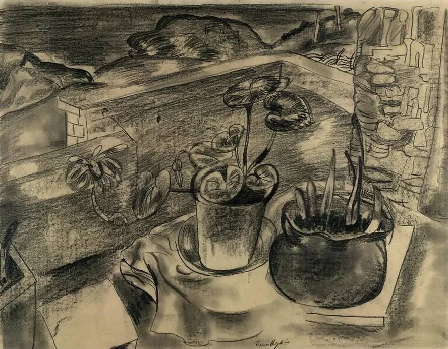 Still Life in Landscape, Bodinnick, Cornwall