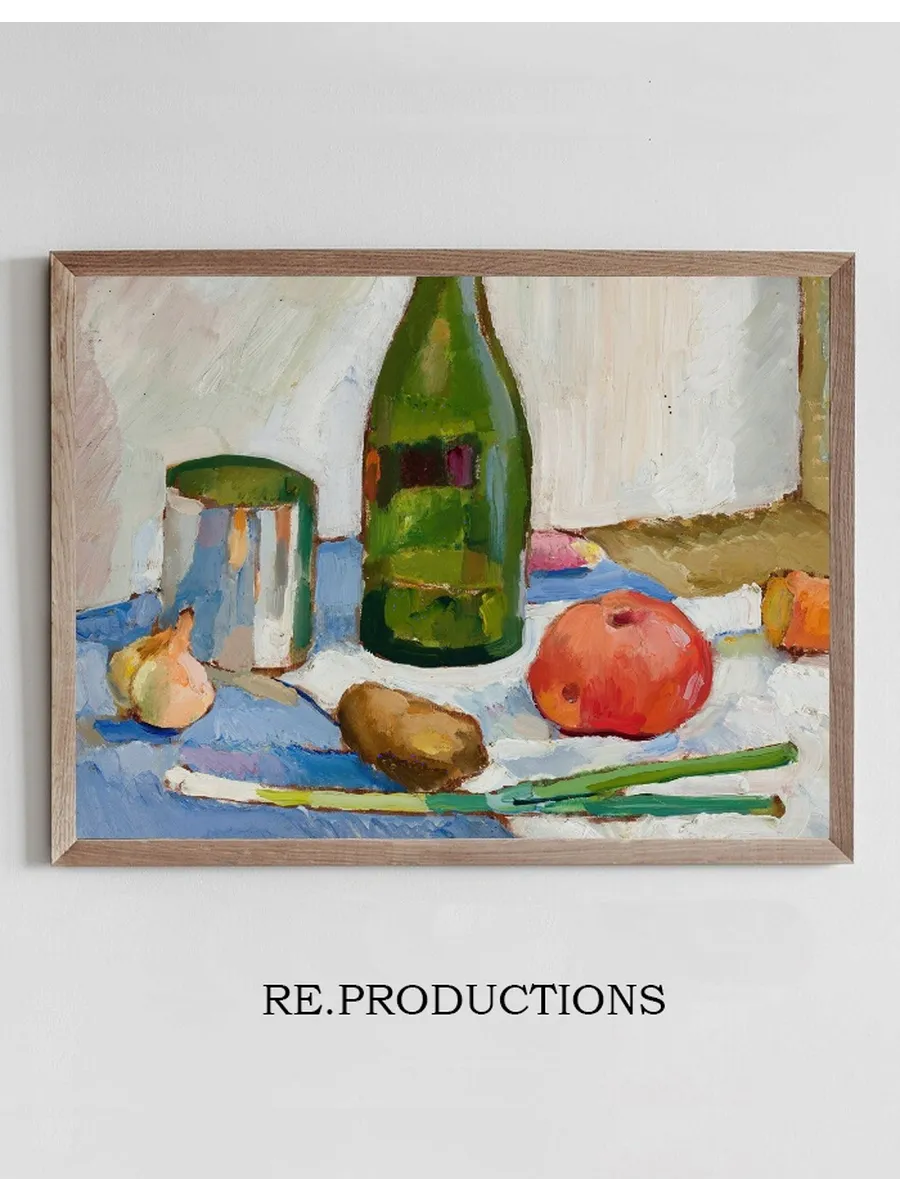 Still Life with a Green Bottle