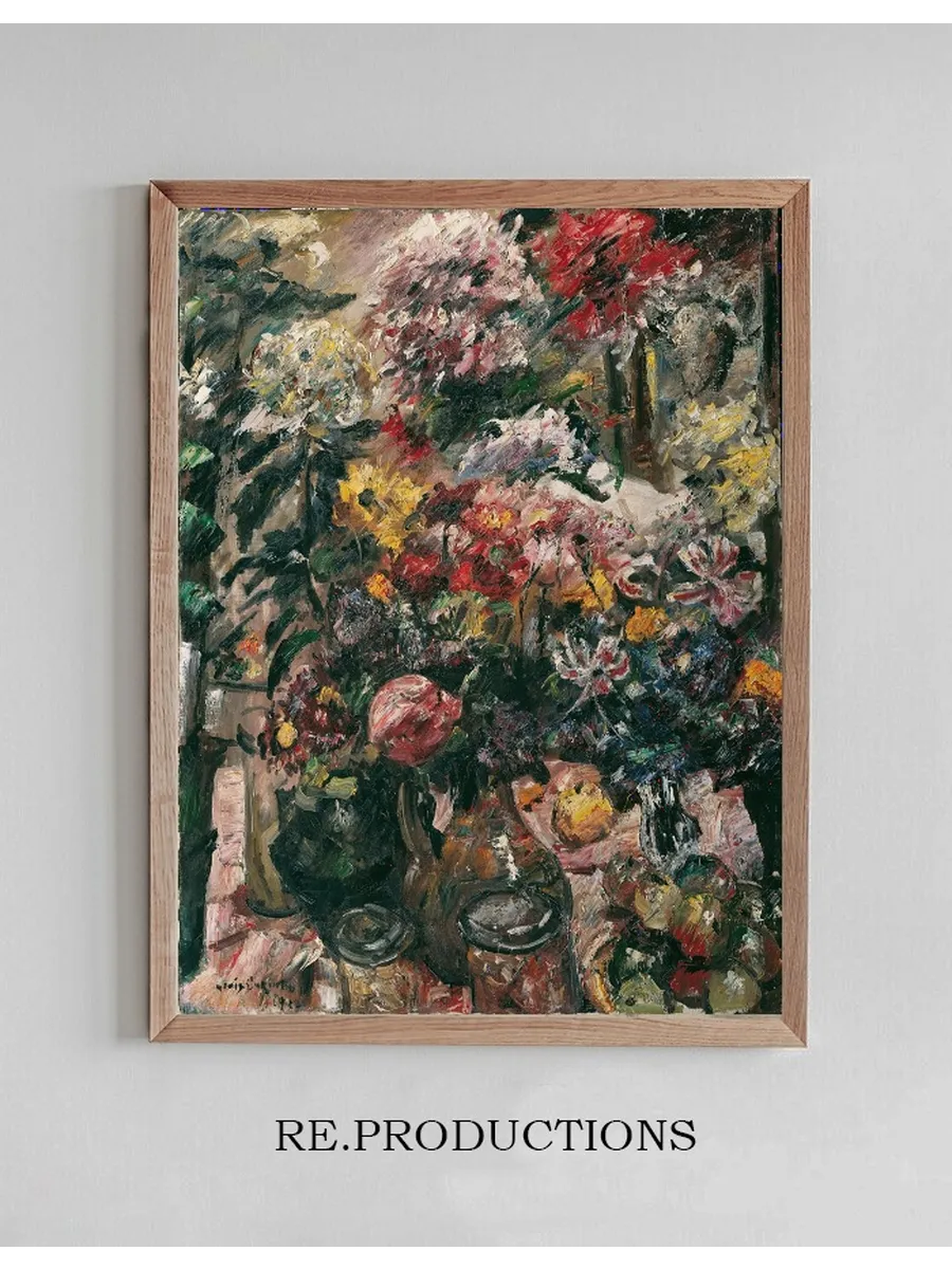 Stillleben Mit Chrysanthemen Und Amaryllis