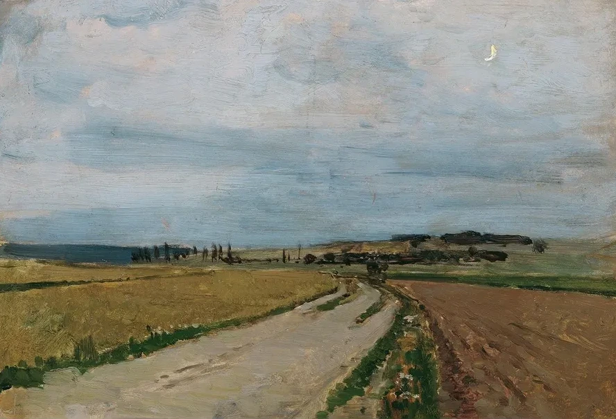 Stimmungsstudie Abend, Michelhausen (plankenberg)
