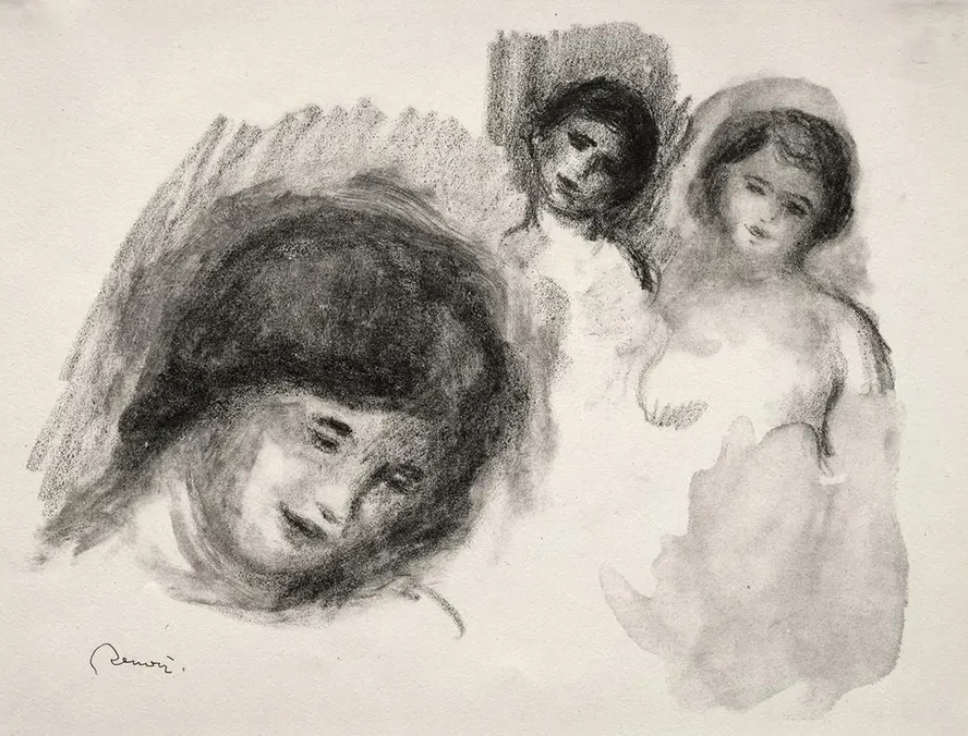 Stone with Three Sketches