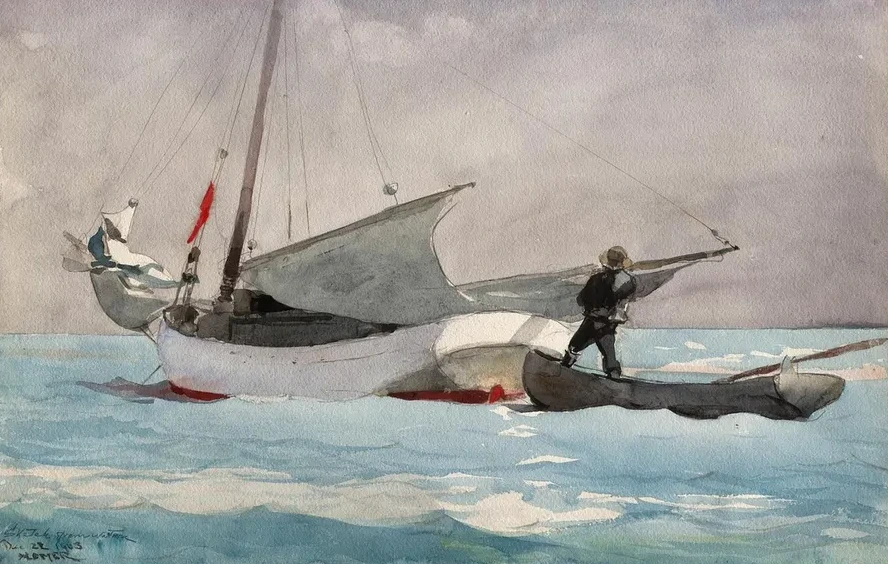 Stowing Sail