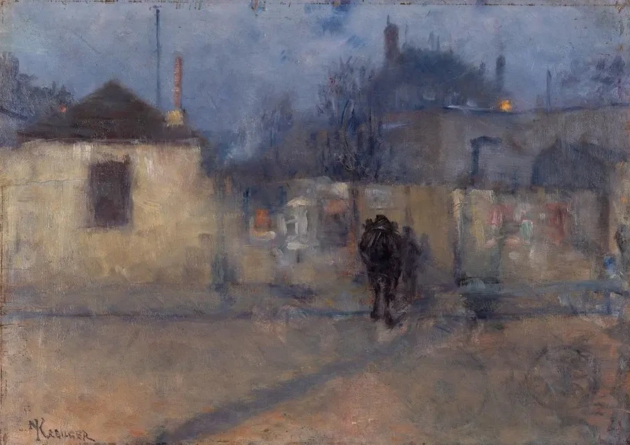 Street in Montparnasse, Paris