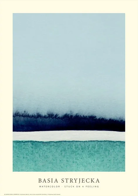 Stuck on a Feeling - Blue and Turkise