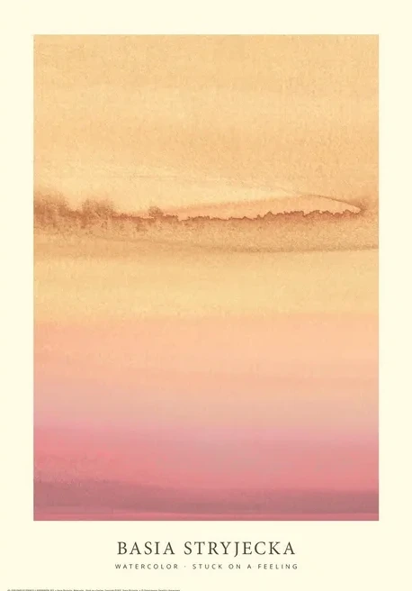 Stuck on a Feeling - Pink and Sand