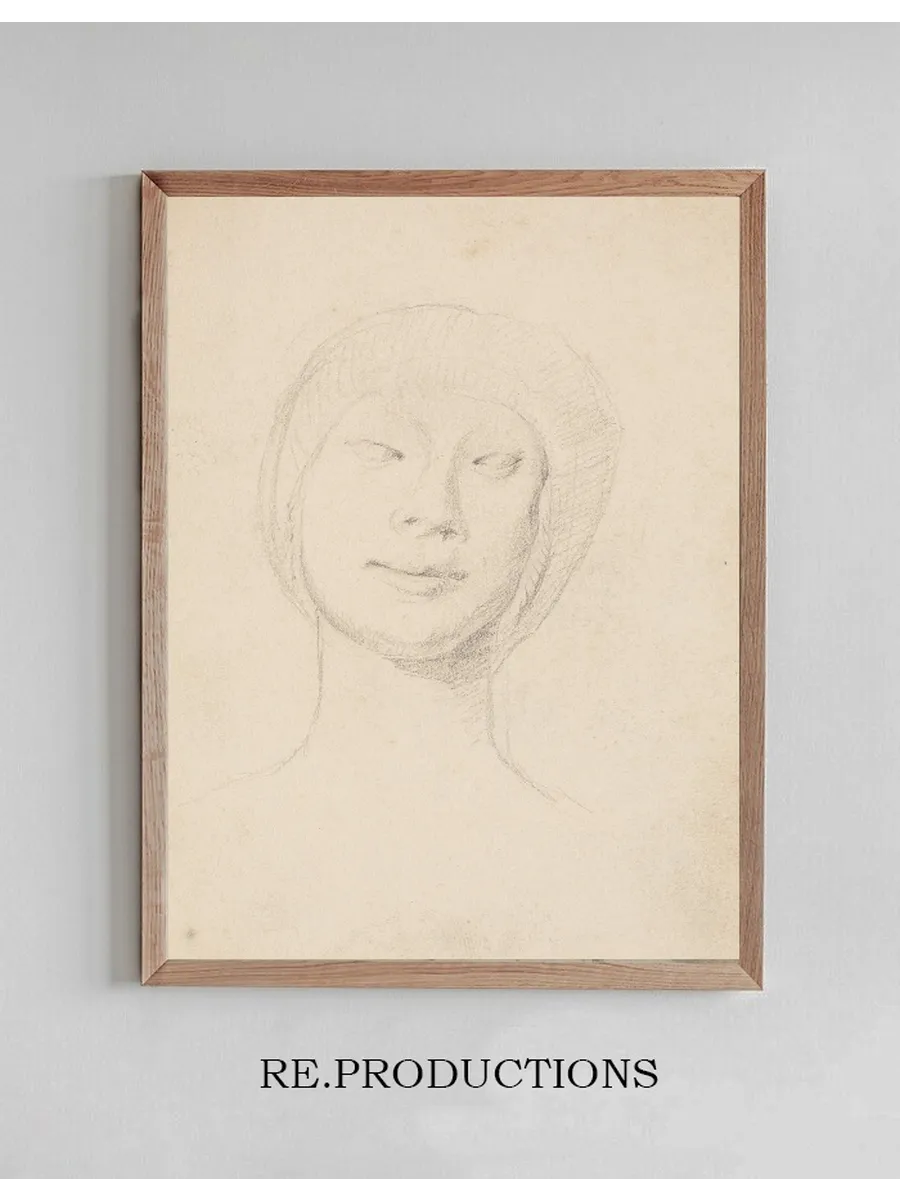 Studie Efter Francesco Lauranas Buste af Eleonora D Aragona I Museet I Palermo. En Face