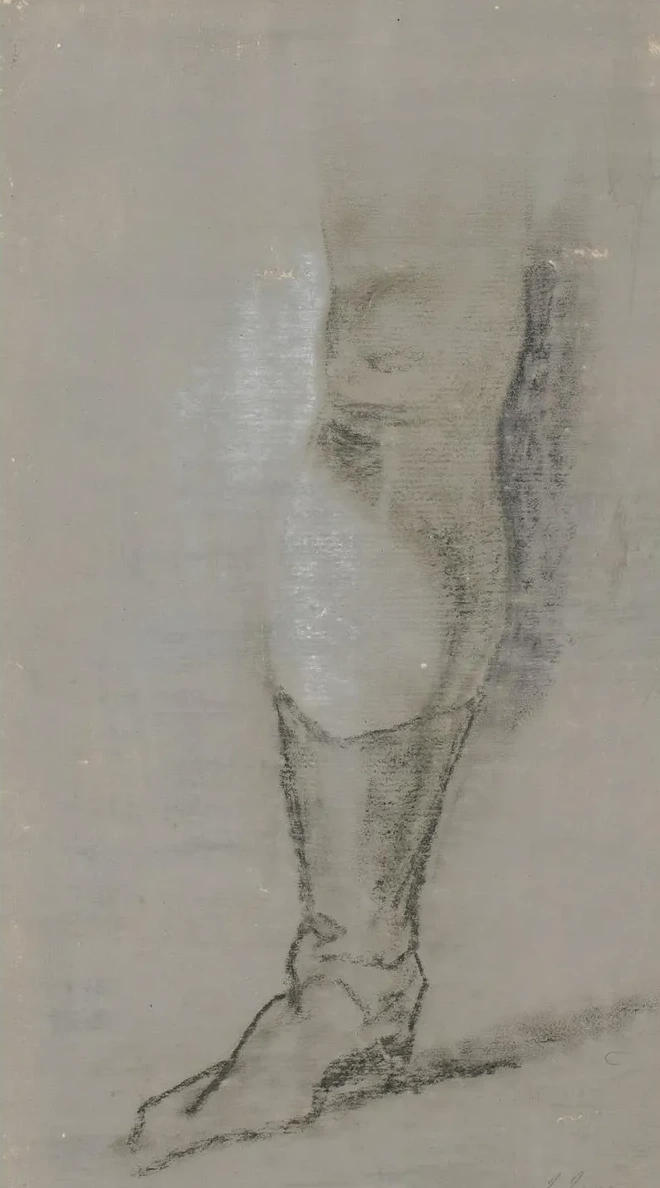 Studie Til Det Rybergske Familiebillede Johan Christian Rybergs H Jre Ben