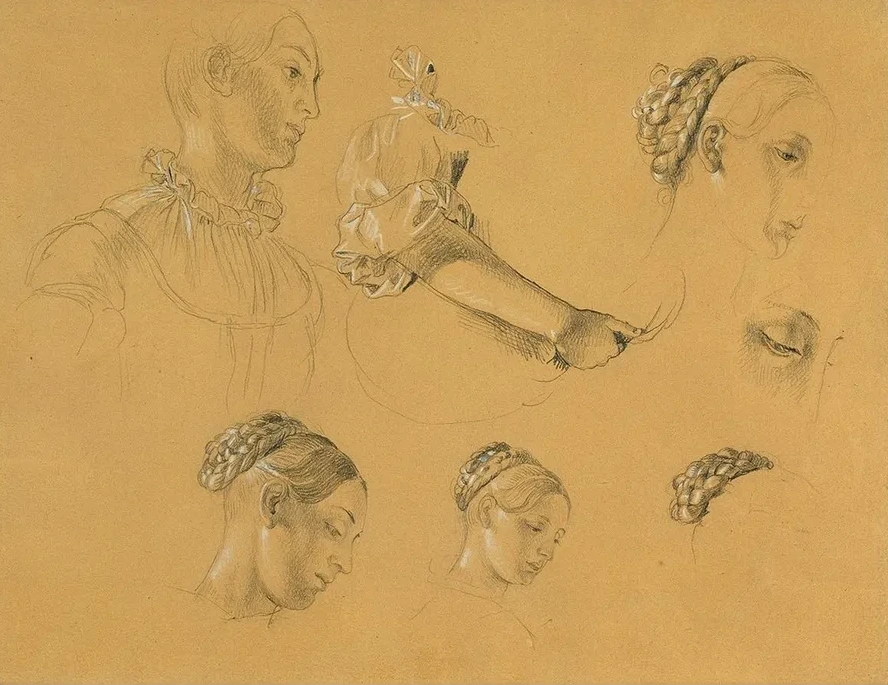 Studie Zu Hermann Und Dorothea IM Weinberg