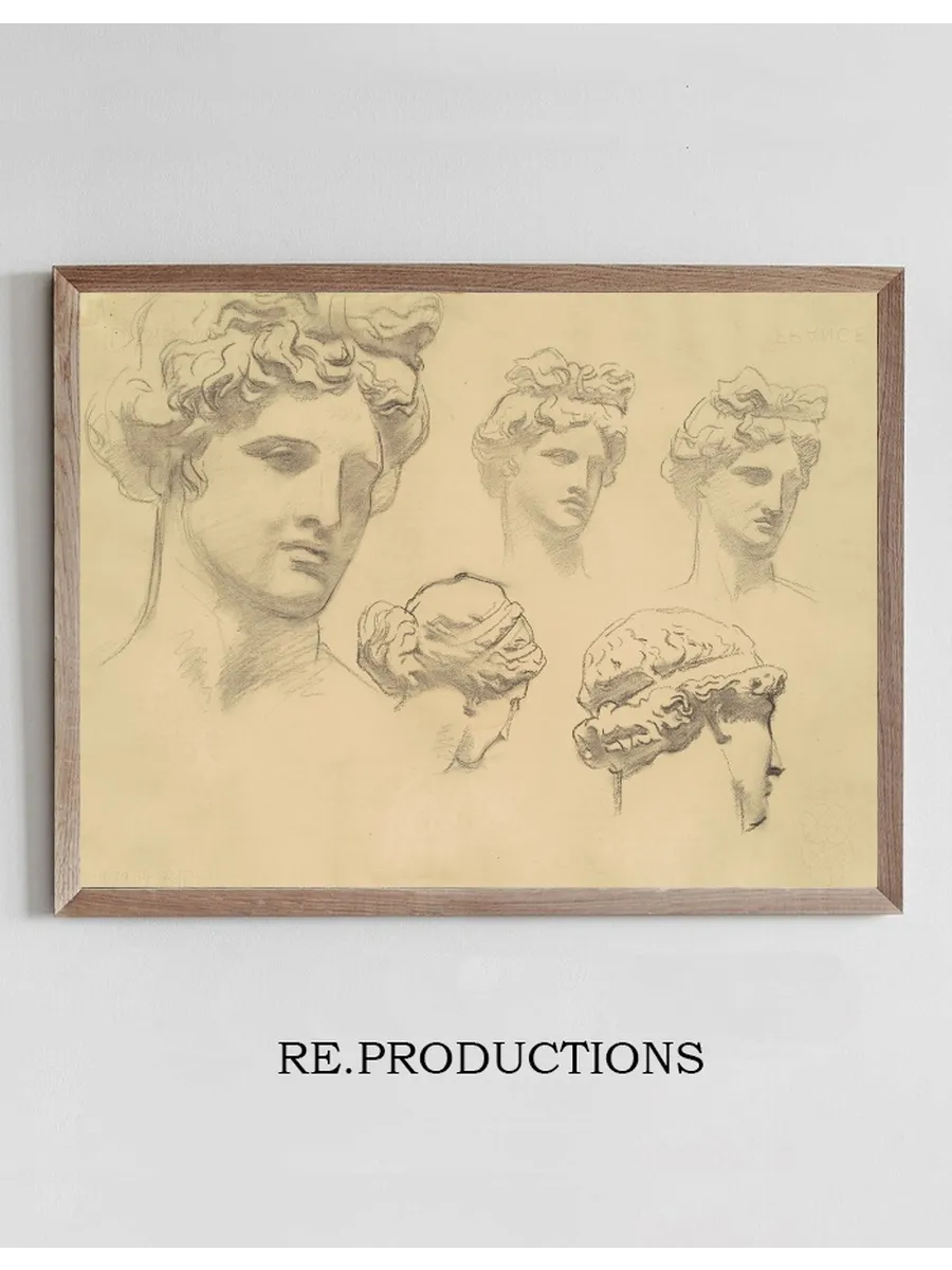 Studies for Apollo and the Muses