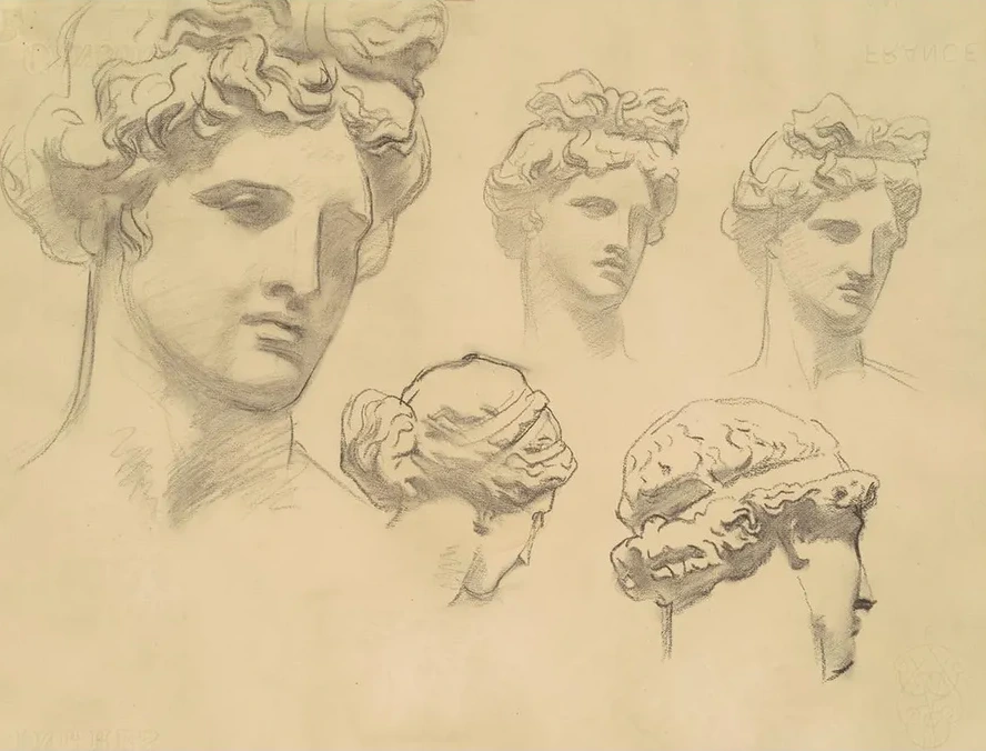Studies for Apollo and the Muses
