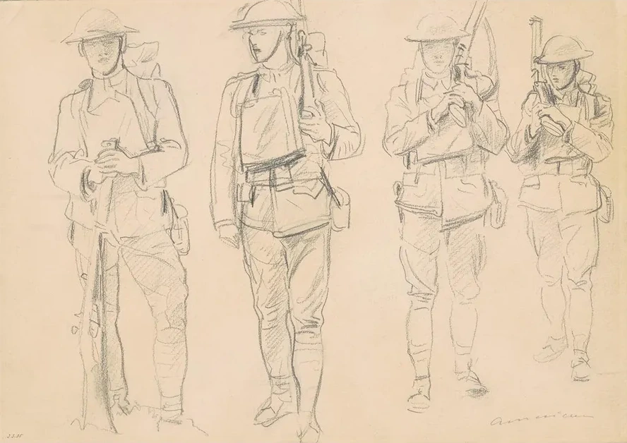 Studies for Entering the War