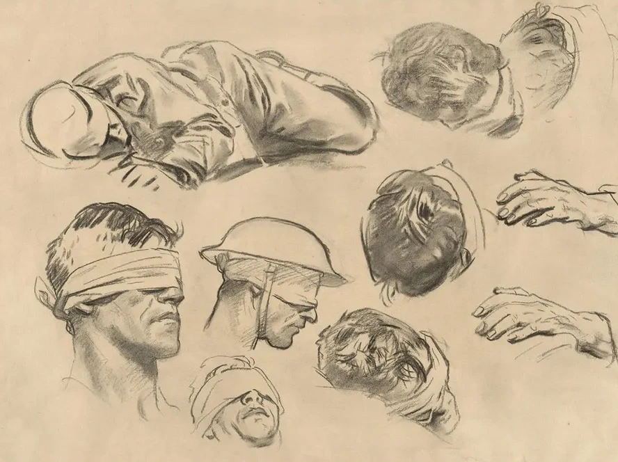Studies for Gassed V