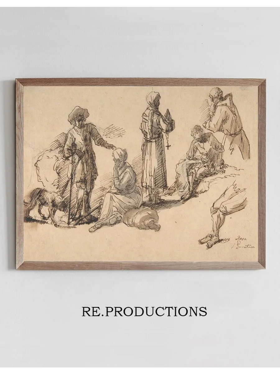 Studies for Standing and Seated Figures