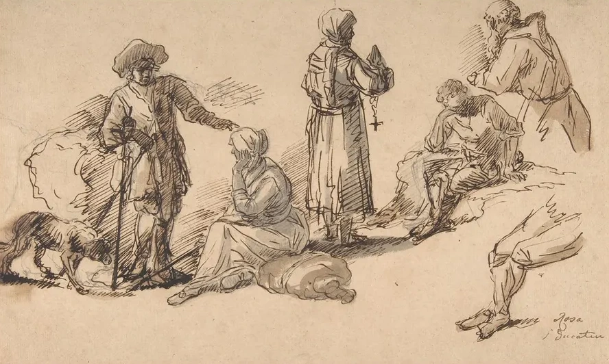 Studies for Standing and Seated Figures