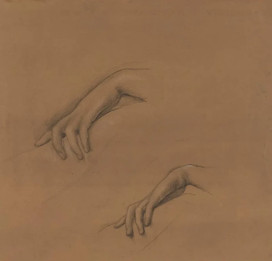 Studies for a Hand in The Godhead Fires