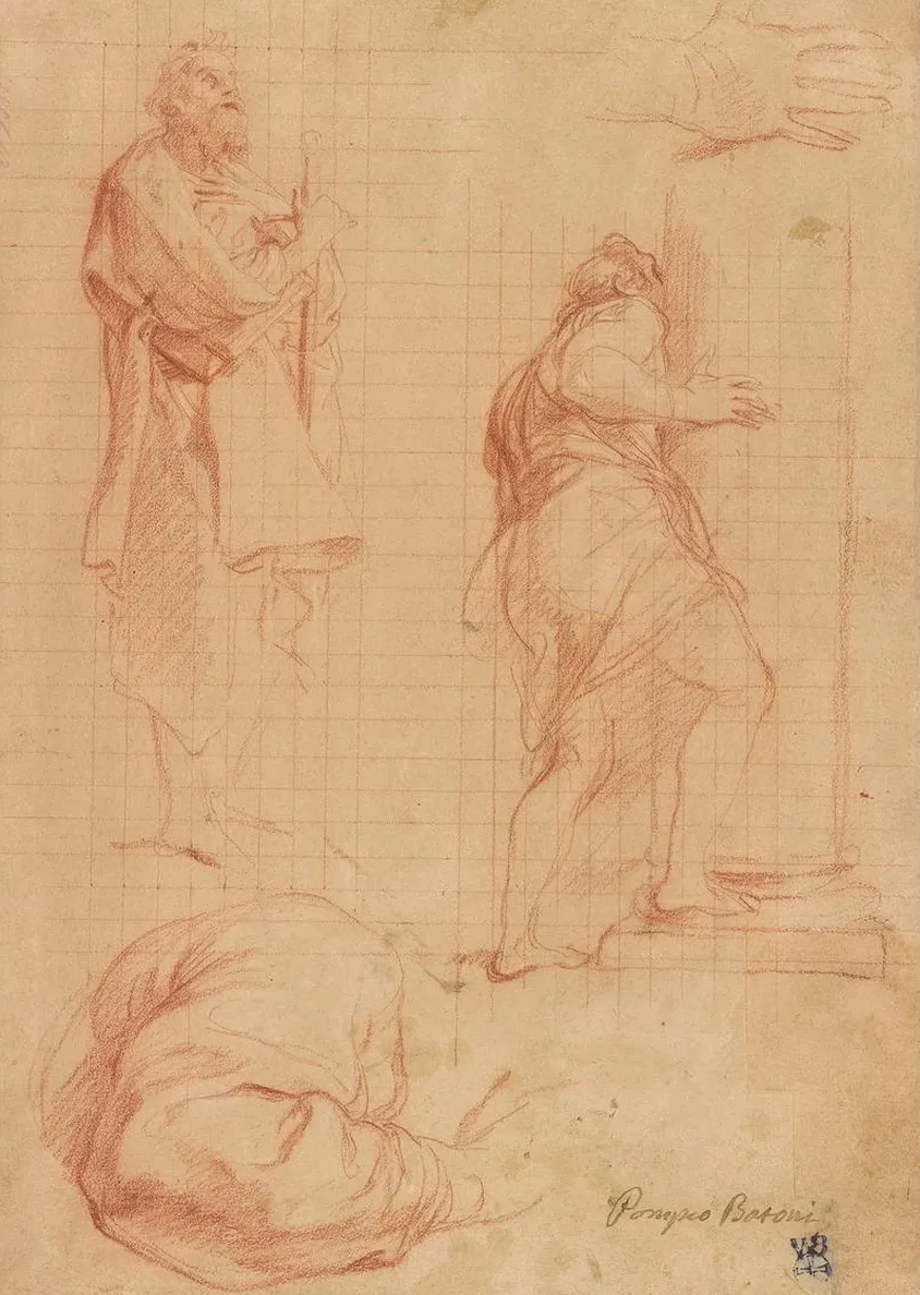 Studies for the Fall of Simon Magus